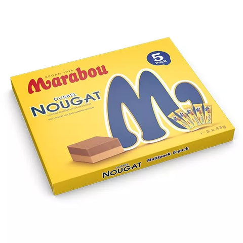 Marabou Dubbelnougat 215g, Gift Box - Scandinavian Goods
