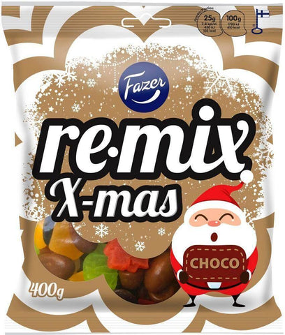 Fazer Remix X-mas Choco 400g, 5-Pack - Scandinavian Goods